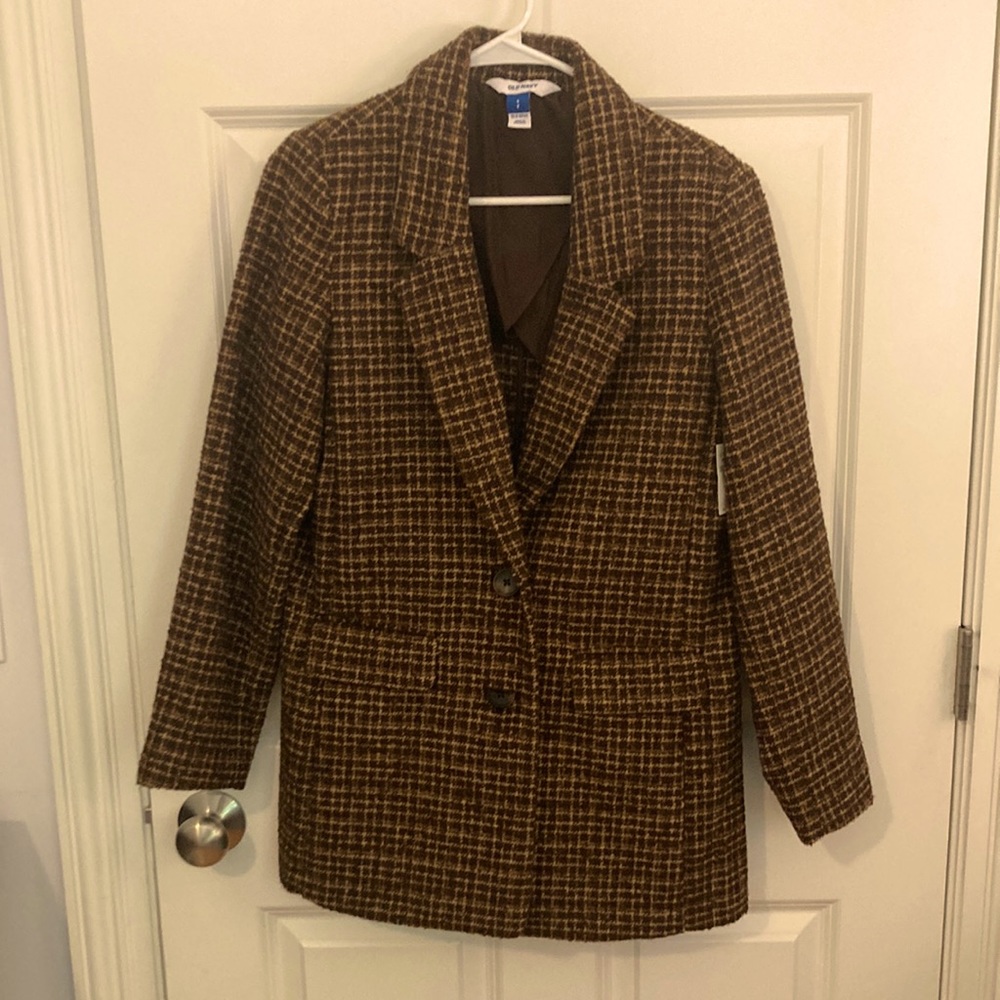 Old Navy Brown Detective Blazer NWT